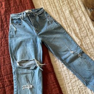 Abercrombie and Fitch 90s Straight High Rise Jeans